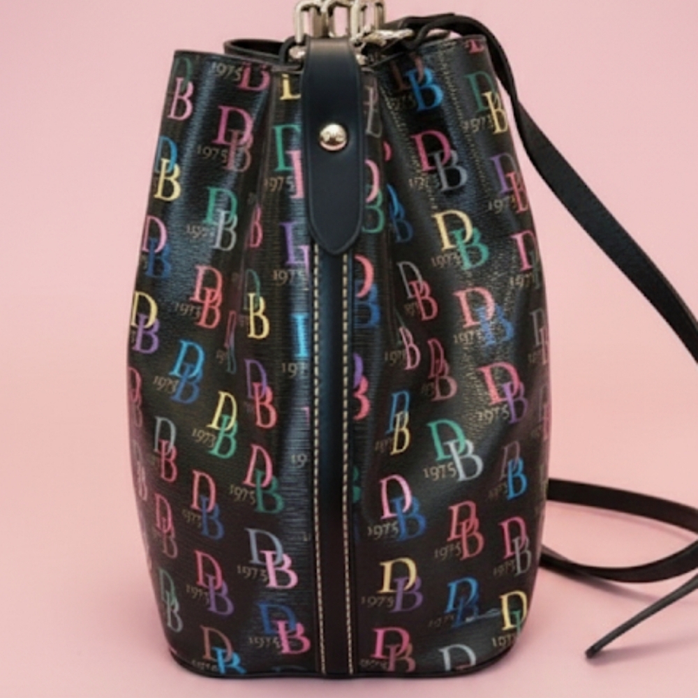 2pc Set: Dooney & Bourke Brenna Satchel & Cherry Bag Charm🍒 - Picture 5 of 12